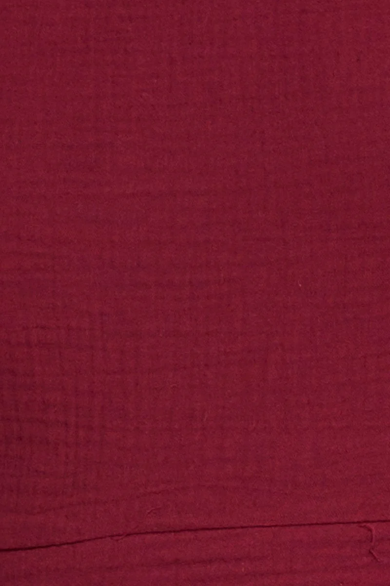 Red Crop Top Long Sleeve Round Neck