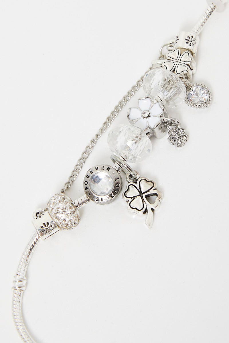 Silver Charm Bracelet