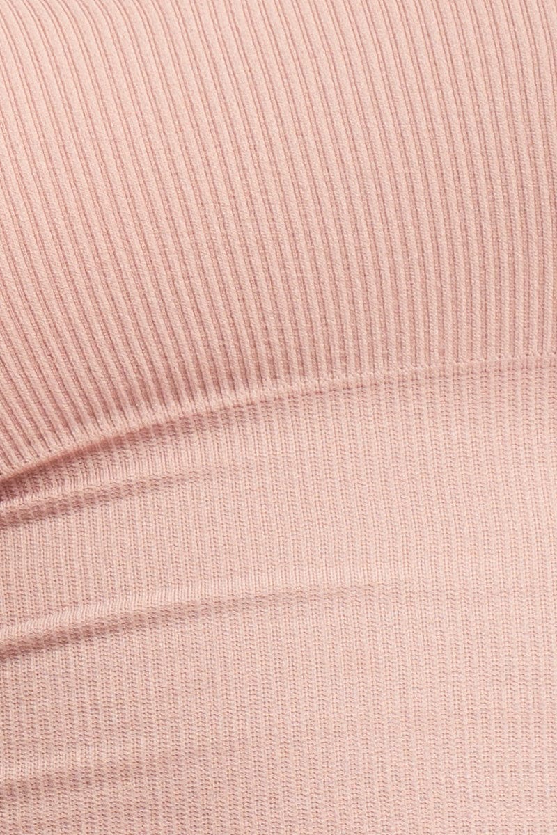 Pink Crop Singlet Top Seamless