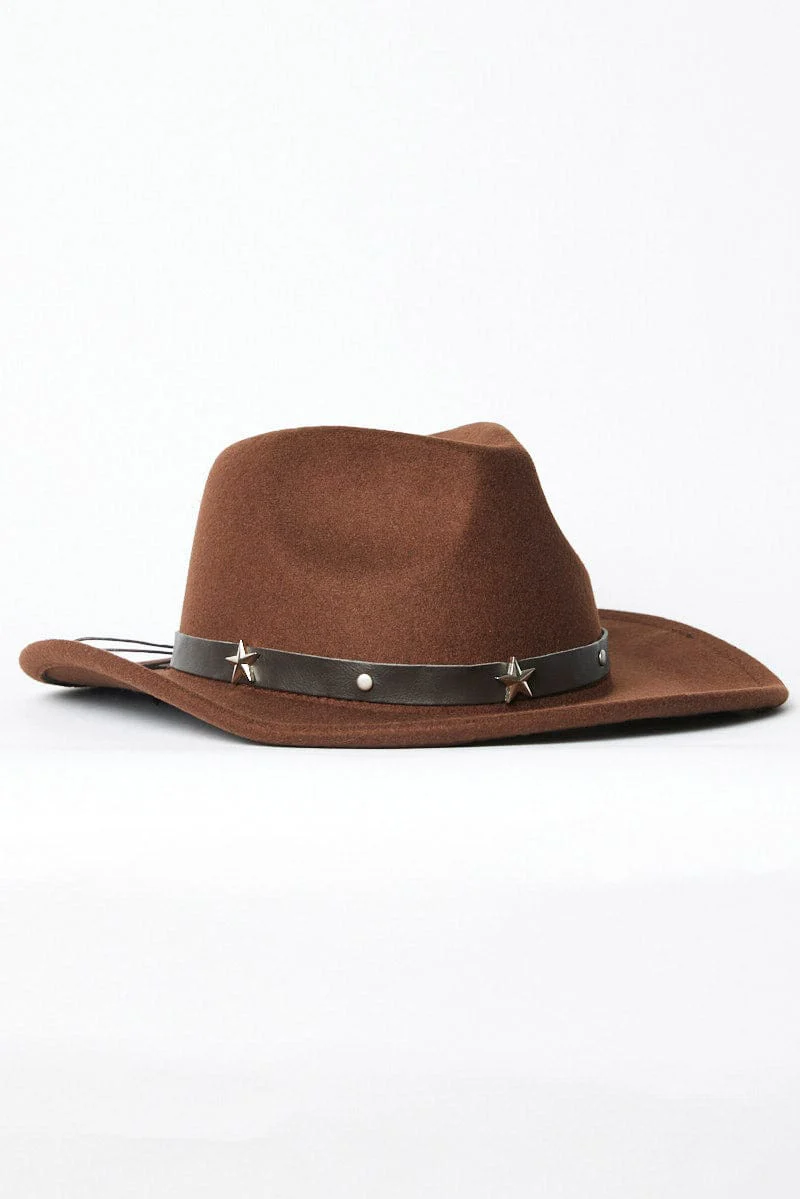 Brown Cowboy Hat
