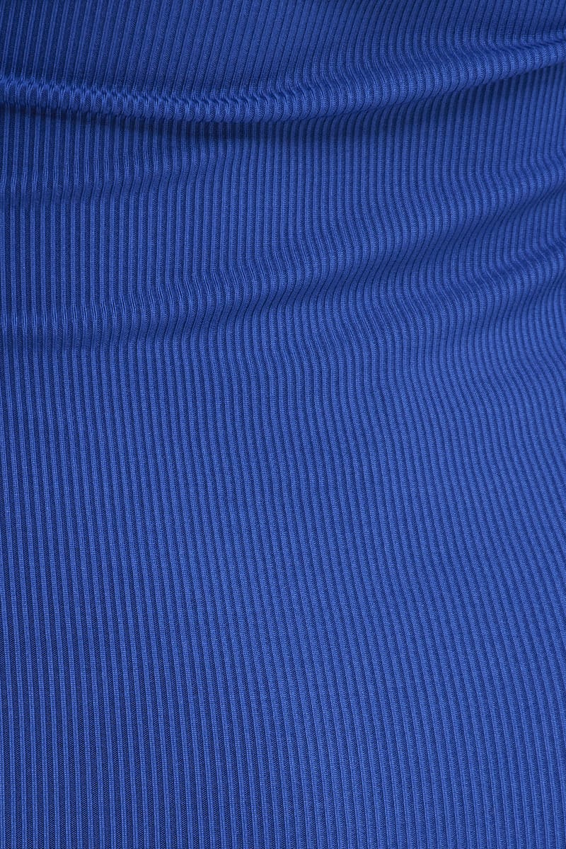 Blue Cut Out Bodycon Party Dress