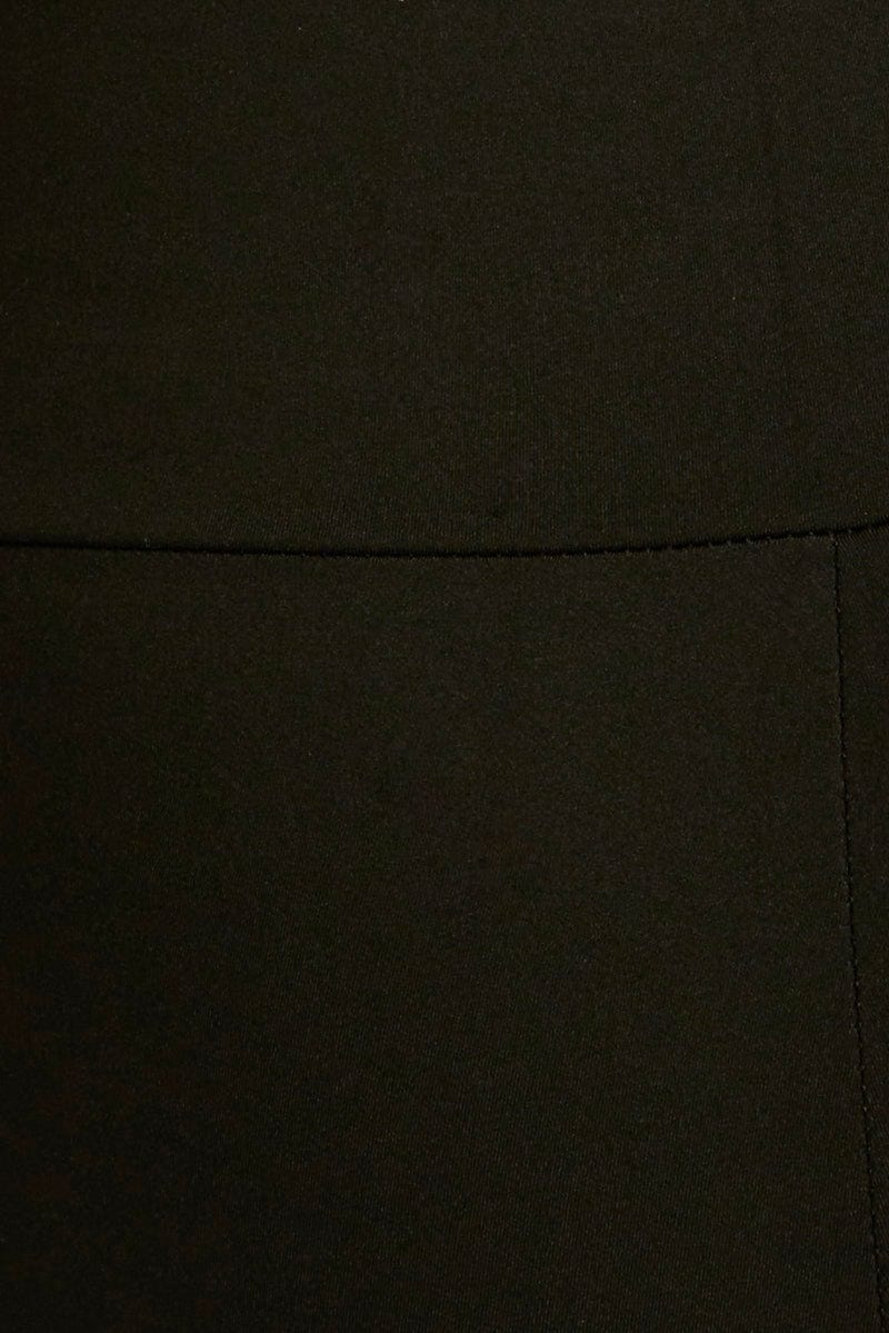 Black Tank Top Sleeveless V Neck