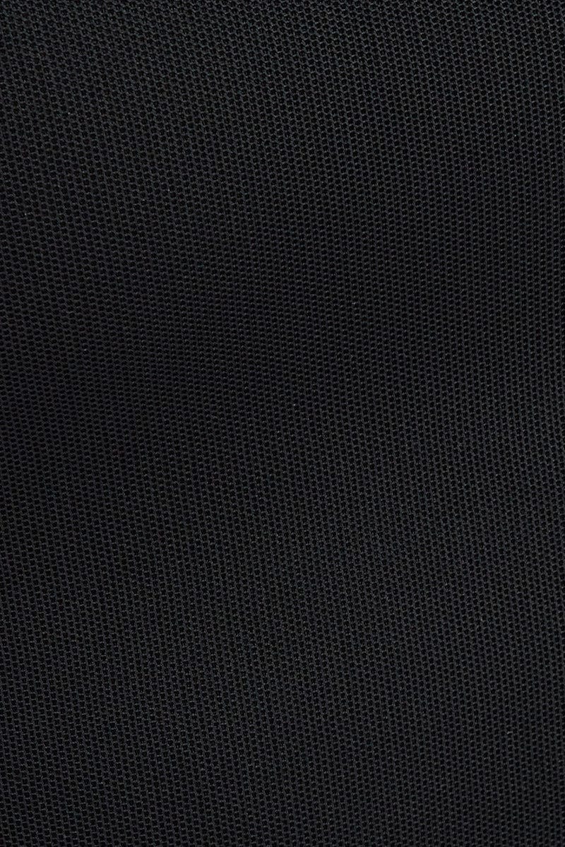 Black Garter Corset Shrug Long Sleeve Mesh