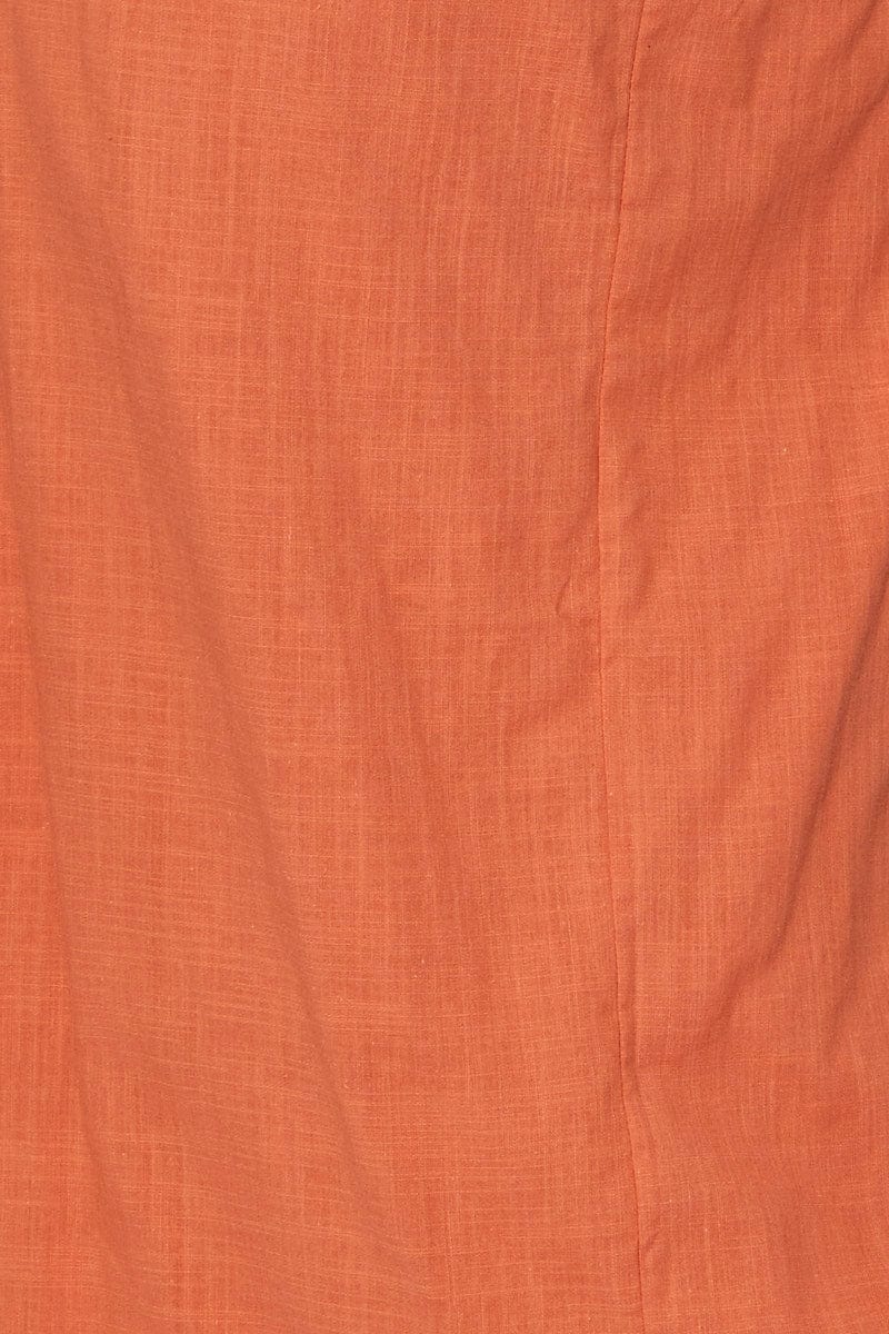 Brown Midi Dress Sleeveless