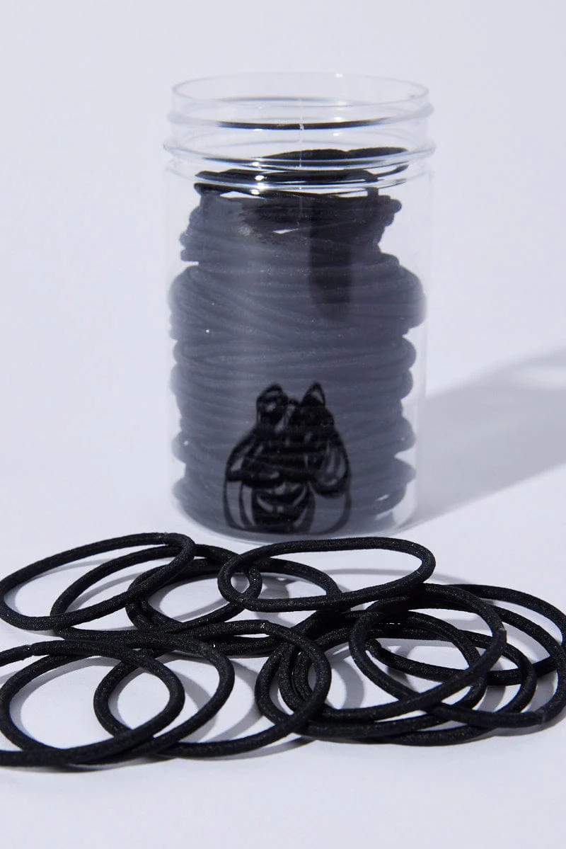 Black Hair Bobbles