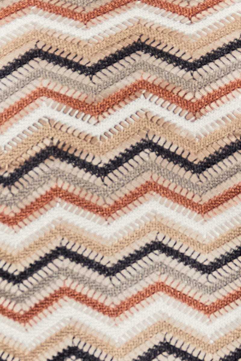 Multi Stripe Scarf Top Mini Adjustable Straps