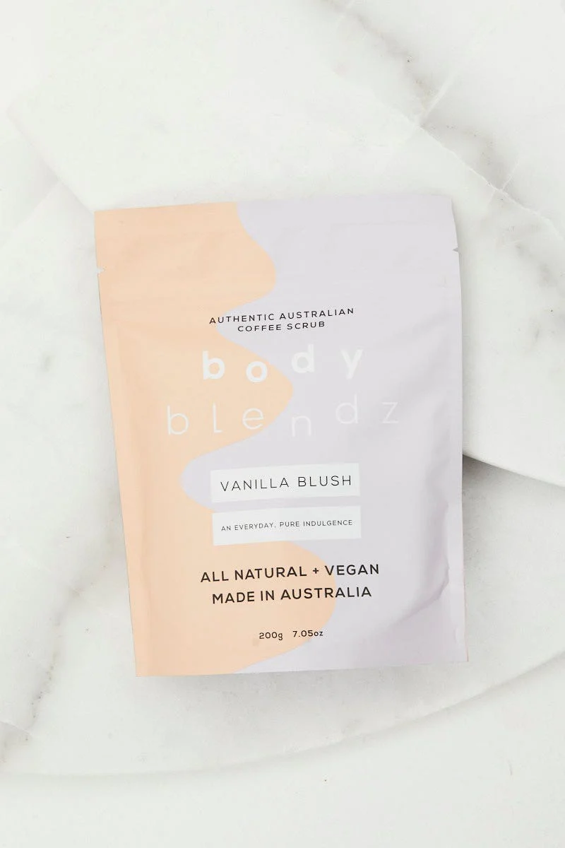 Multi Body Blendz Vanilla Blush Coffee Scrub 200G