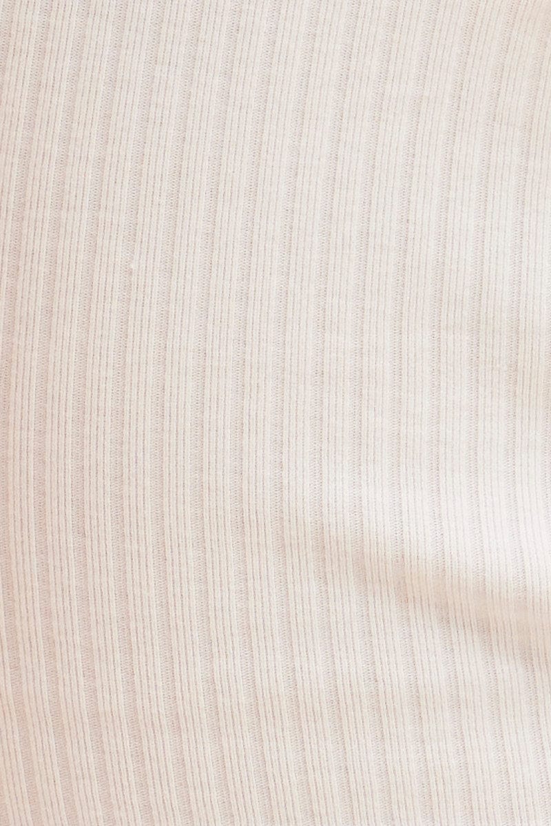 White Prea Bind Detail Singlet