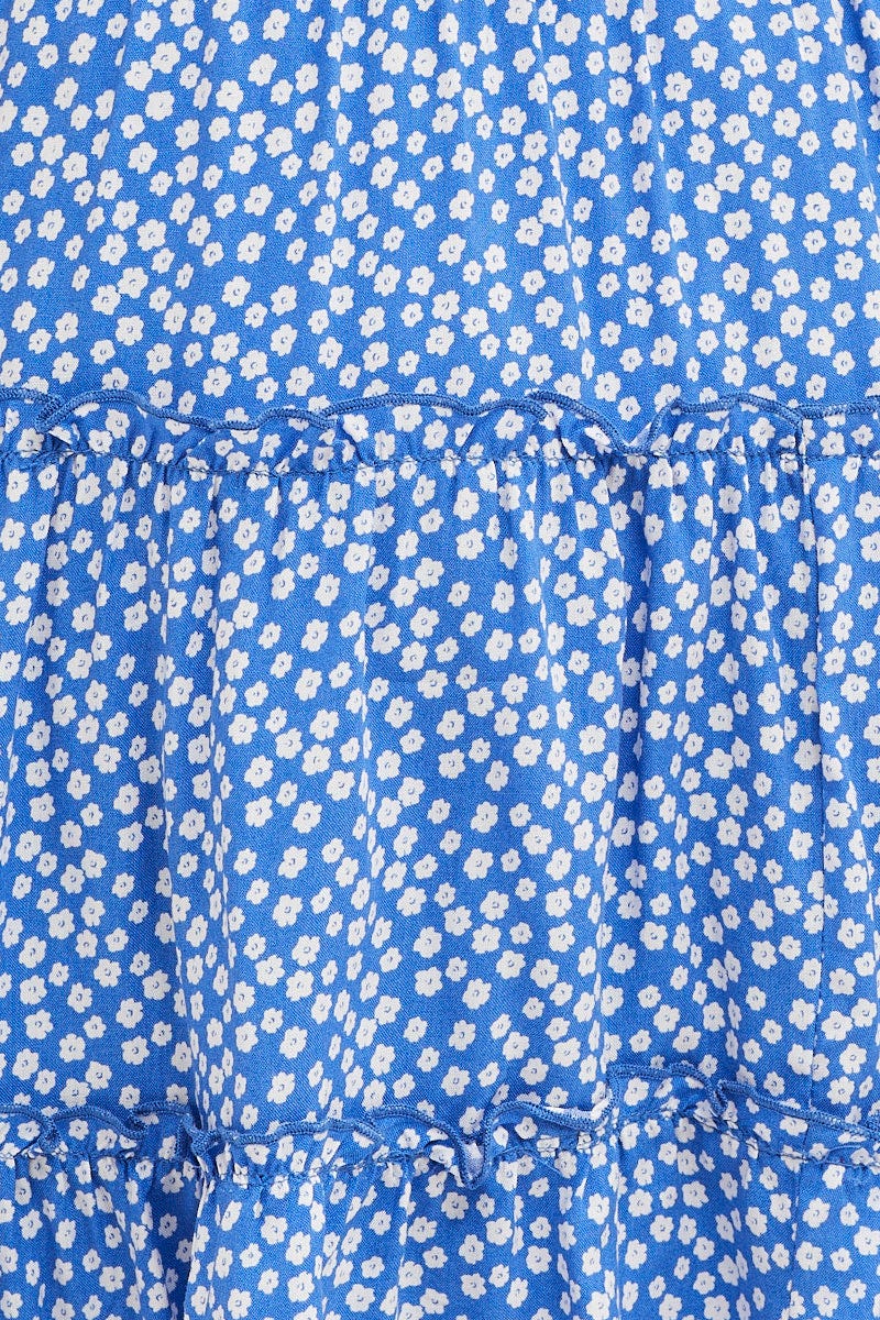 Print Mini Skirt High Rise