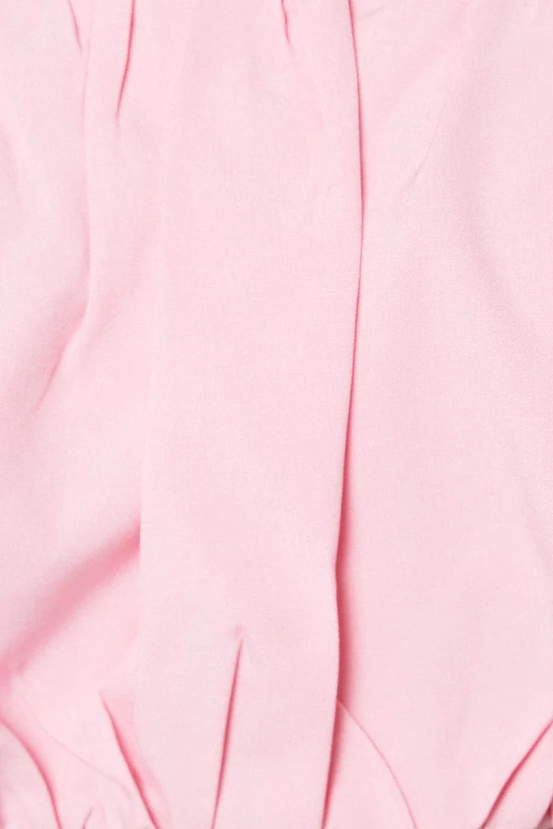 Pink Bralette Top Sleeveless