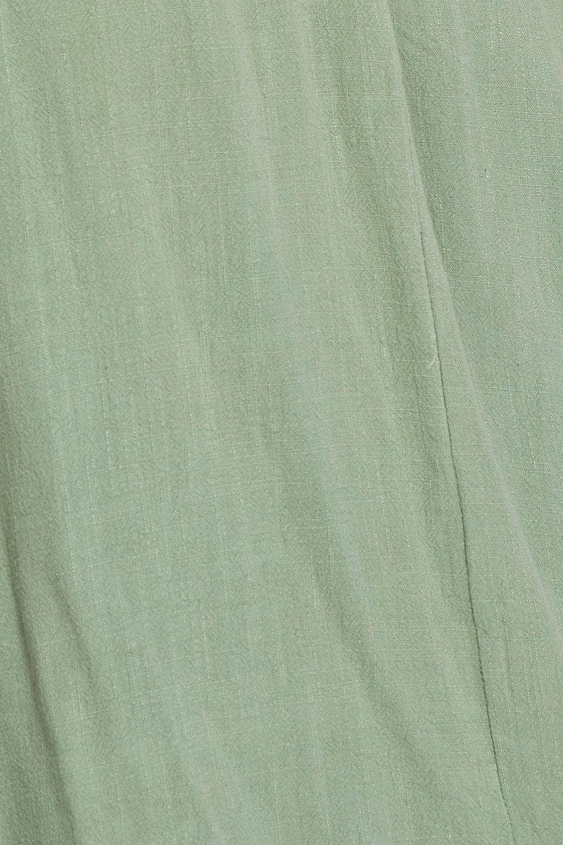 Green Midi Dress Sleeveless