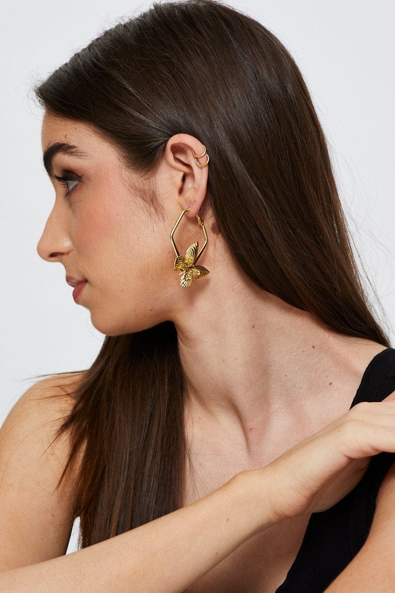 Gold Earring
