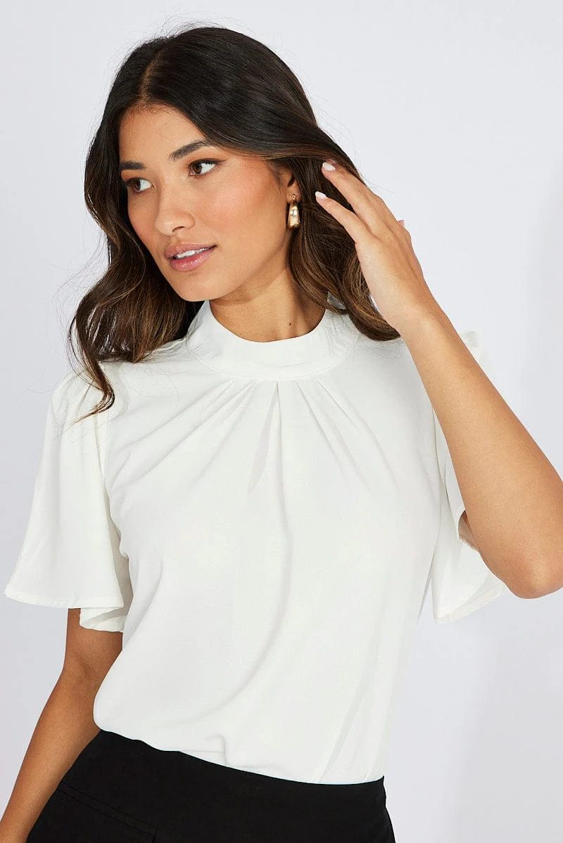 White Top Short Sleeve