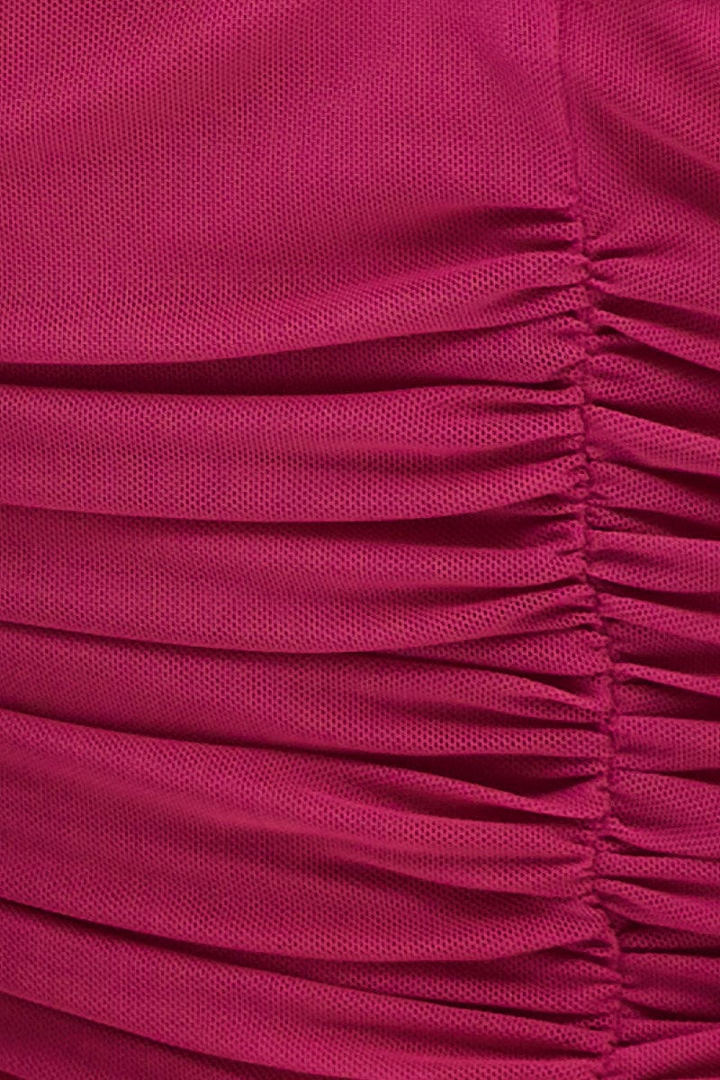 Pink Bubble Top Long Sleeves