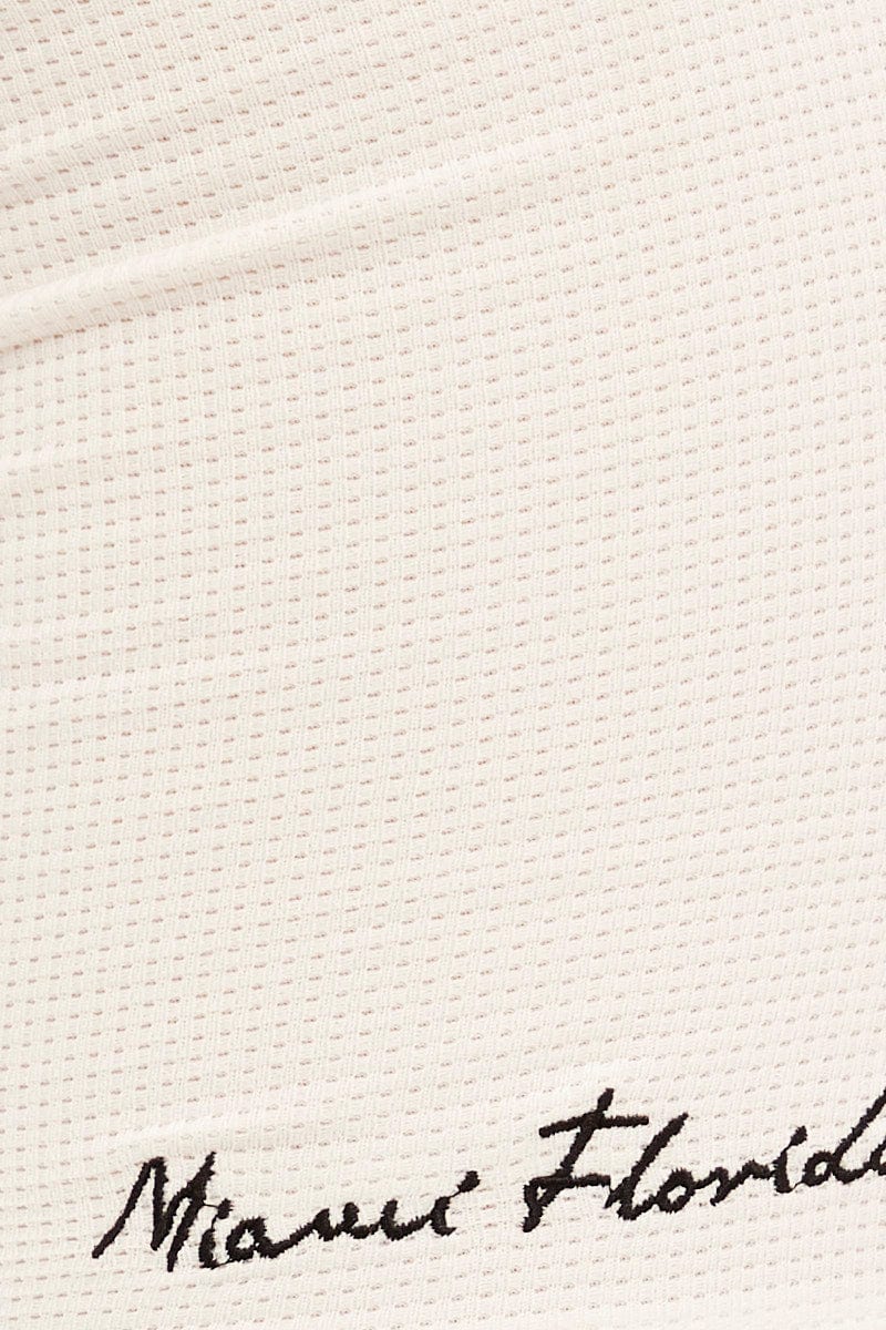 White Biker Shorts Activewear