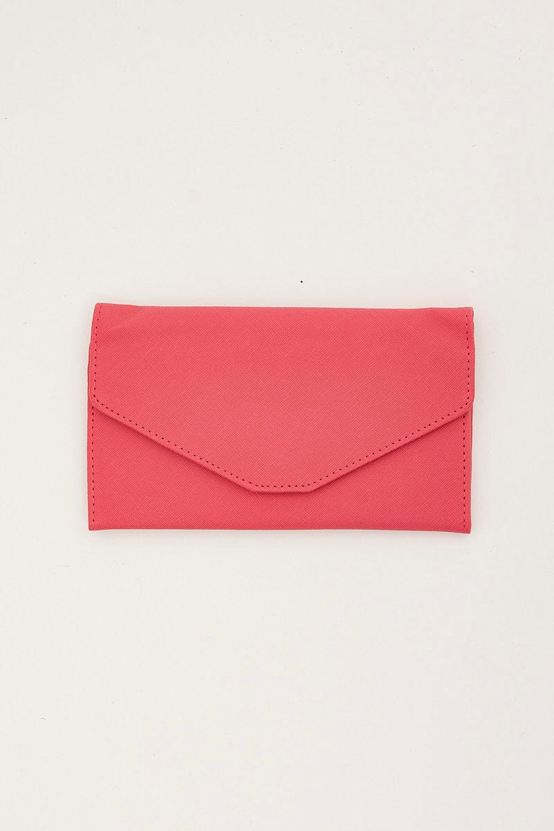 Pink Travel Wallet Passport Holder