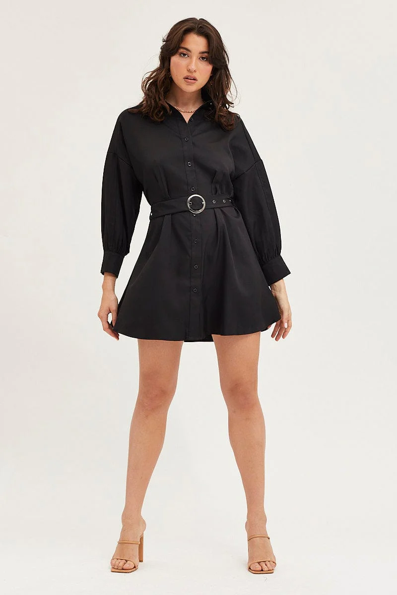 Black Dress Long Sleeve Mini