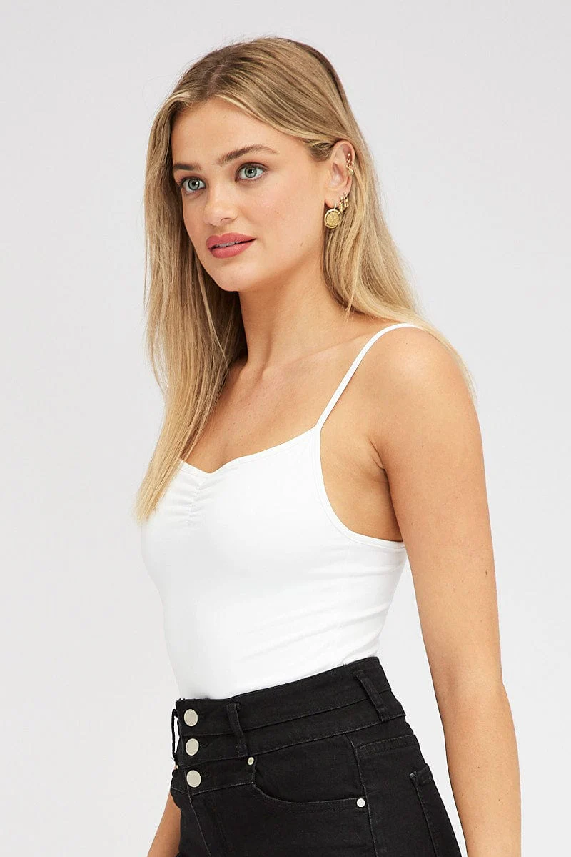 White Supersoft Bodysuit