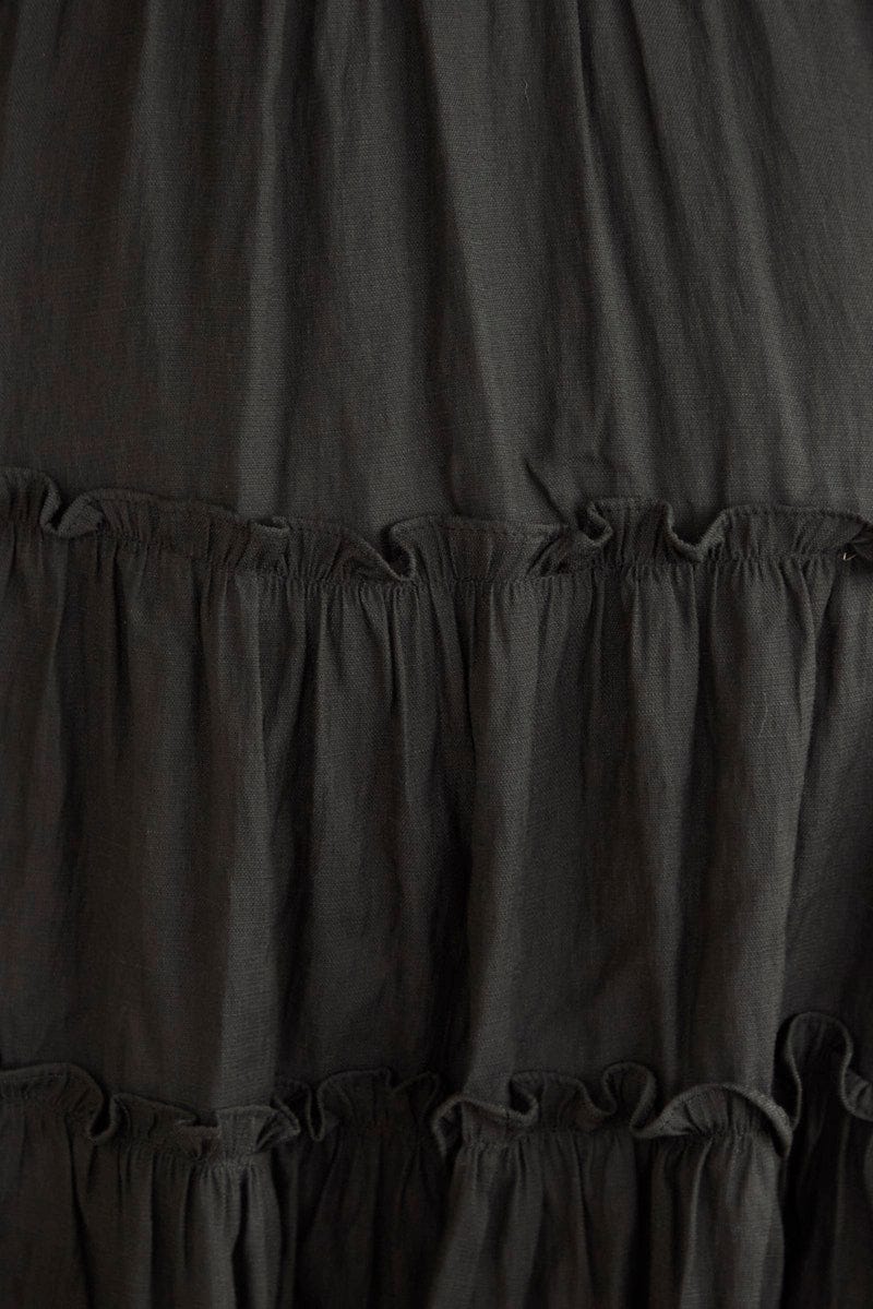 Black Skater Dress Long Sleeve