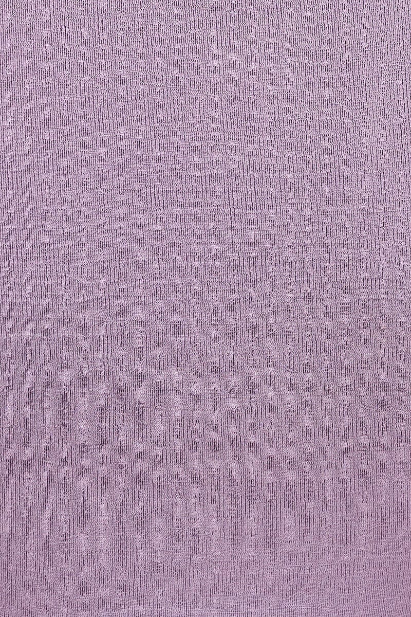 Purple Slinky Knot Front Top