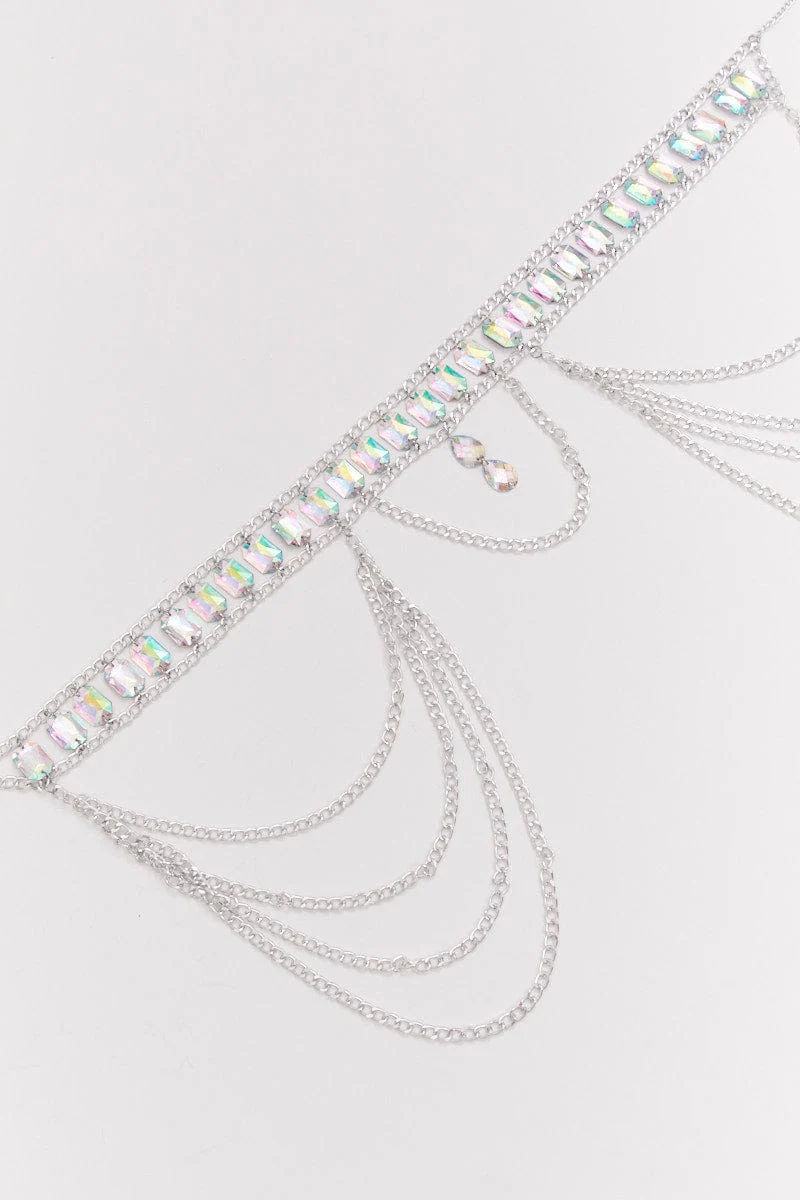 Silver Festival Body Chains