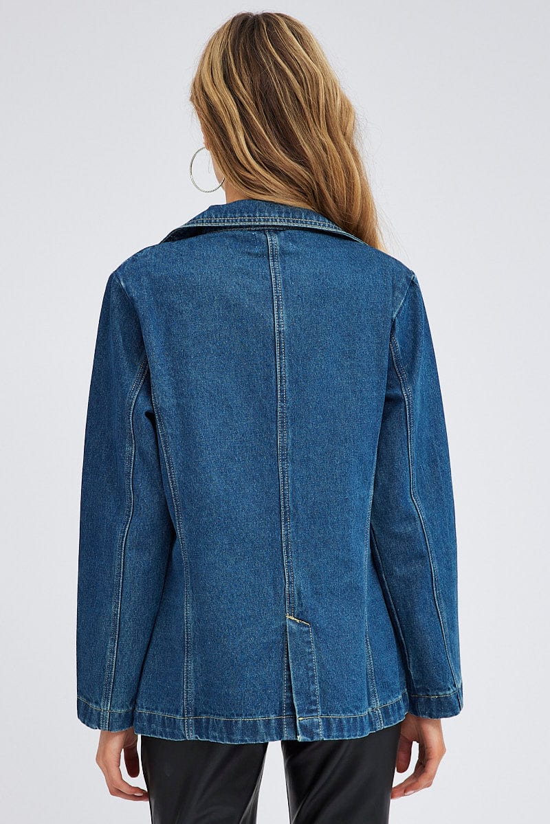 Denim Denim Jacket Long Sleeve