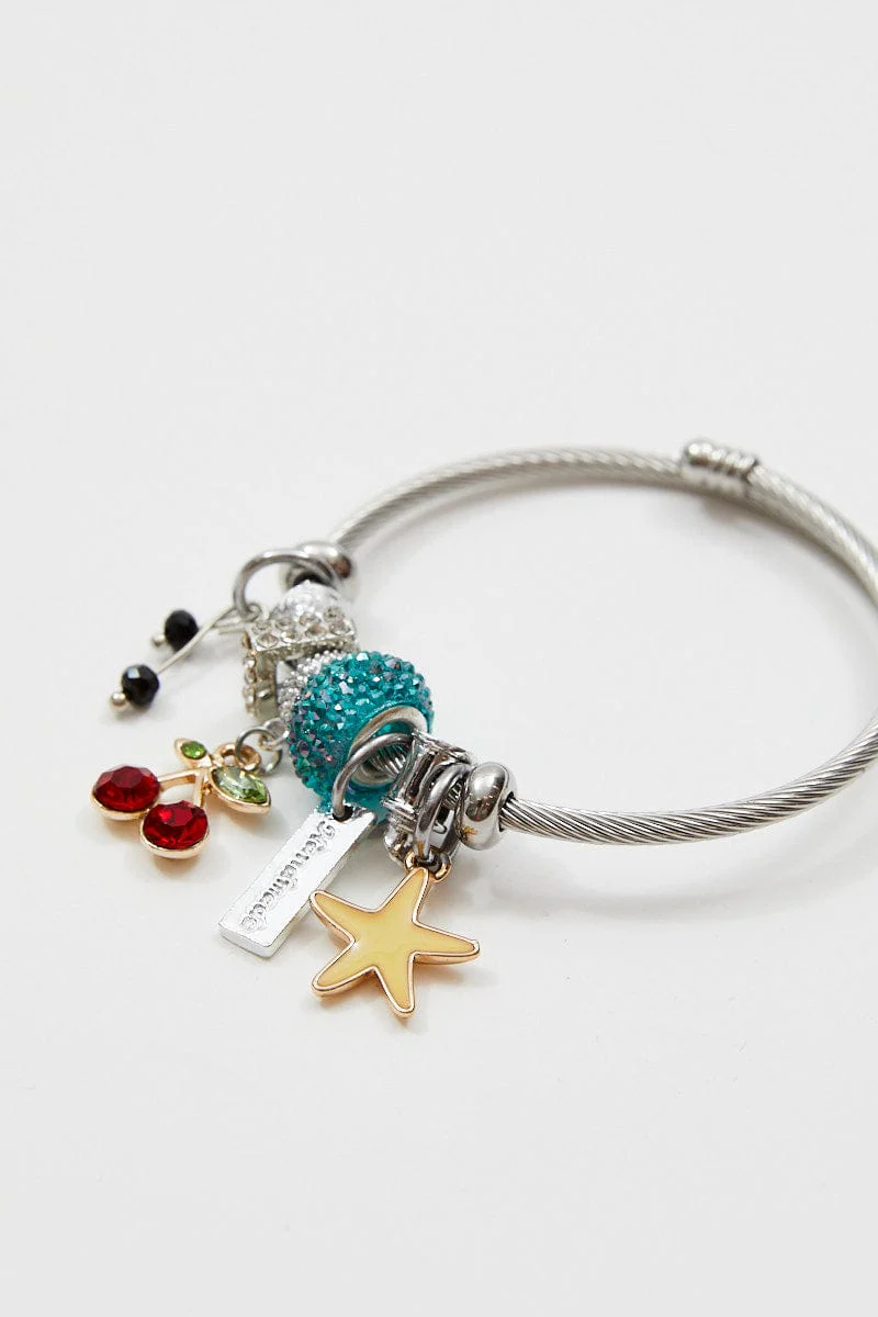 Blue Charm Bracelet