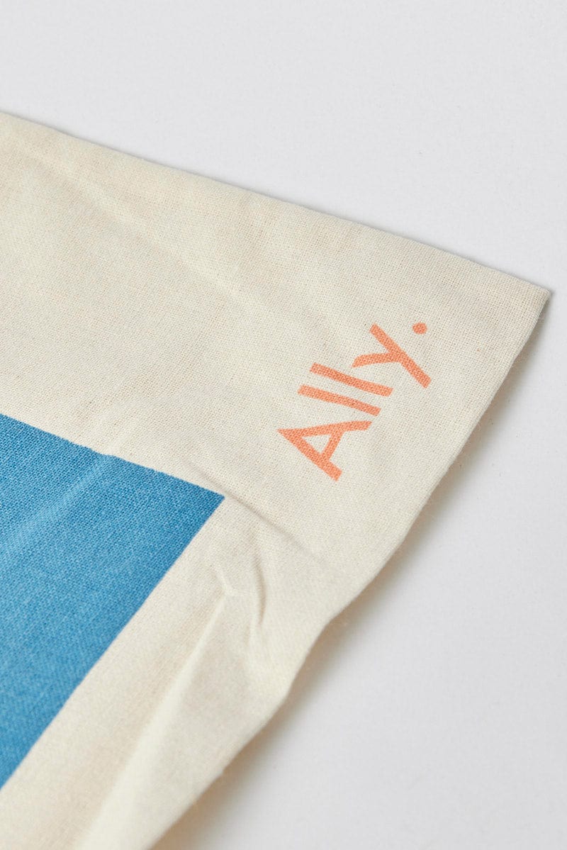 Multi Print Tote Bag Printed Sunset Lover