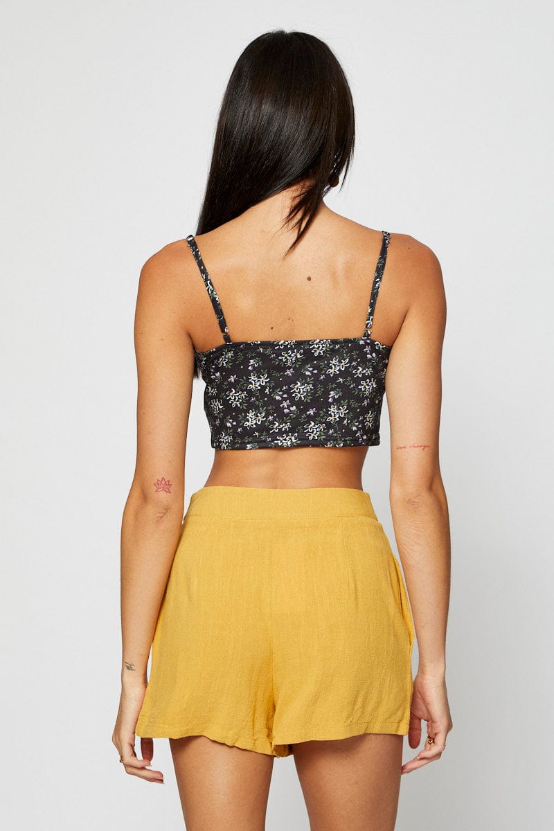 Print Crop Top