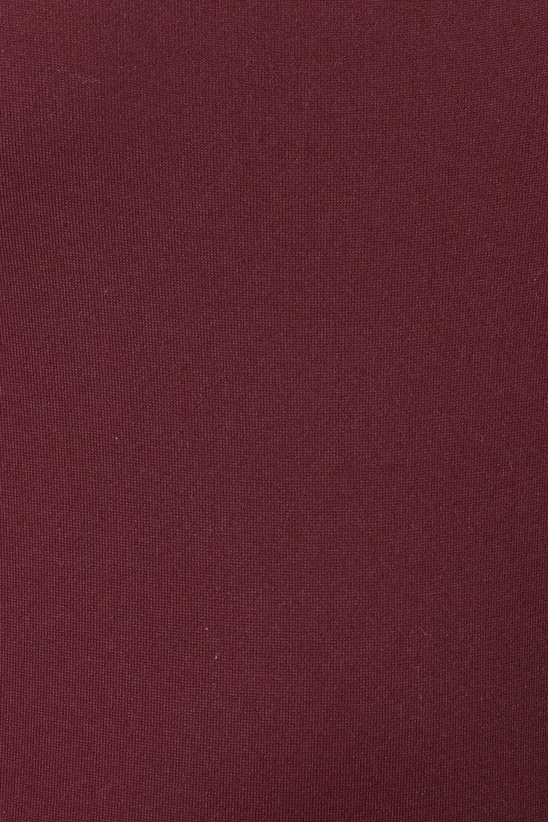 Red Supersoft Bodysuit Long Sleeve