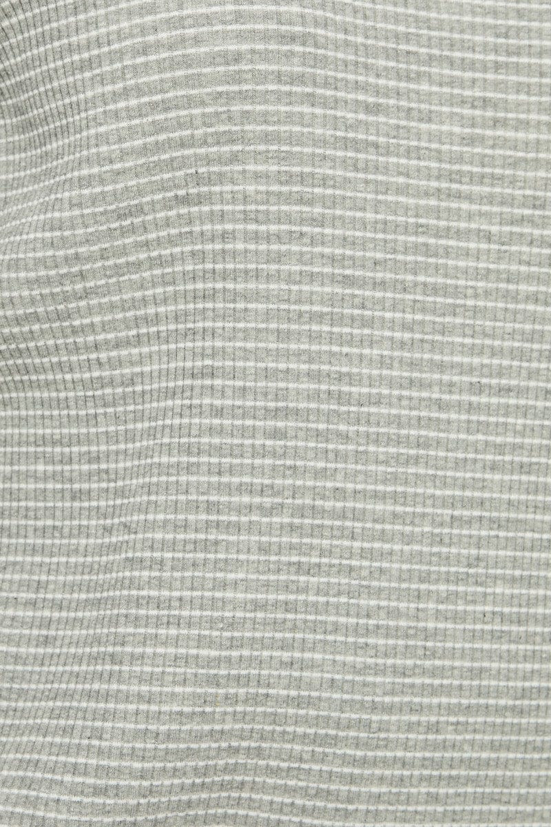 Stripe T Shirt And Short Lounge Set