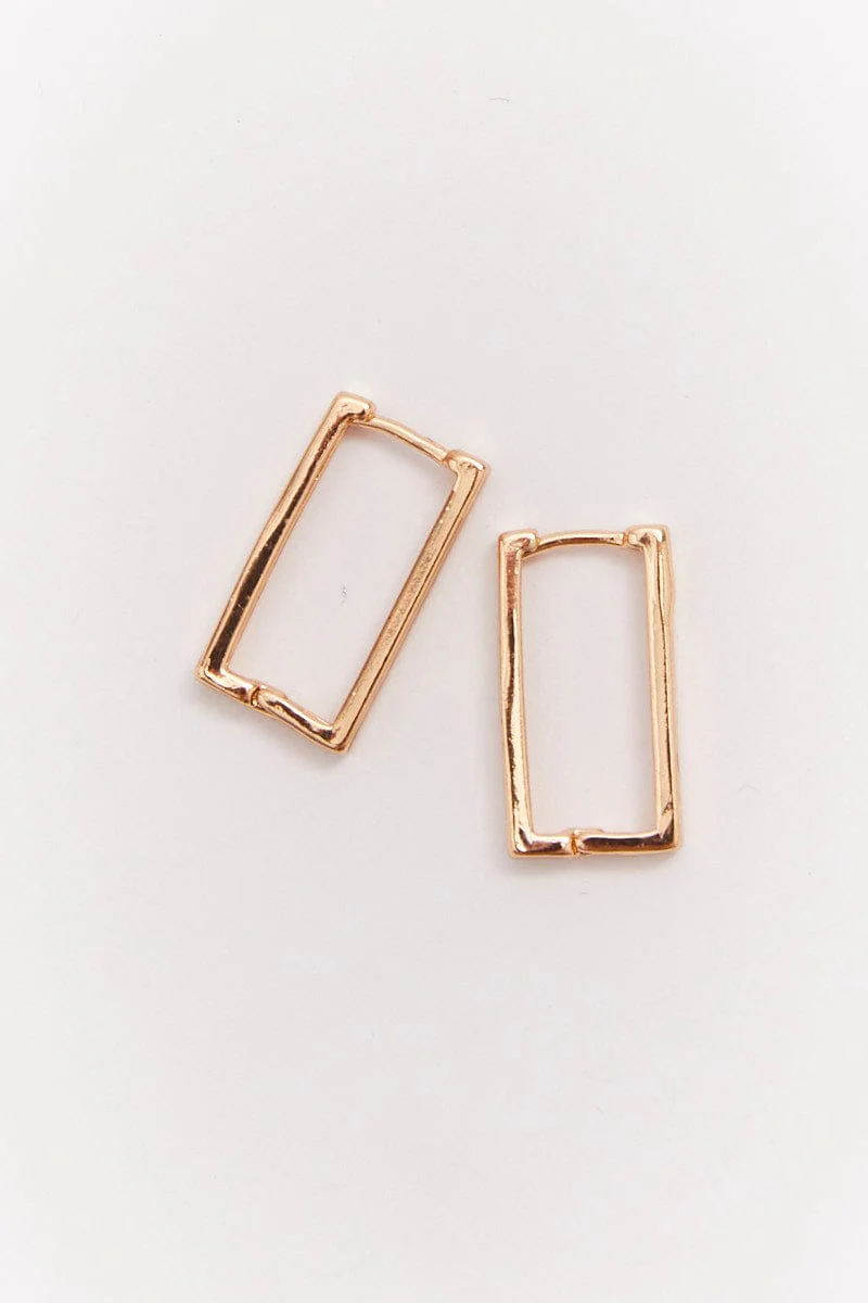 Gold 3 Pack Earrings Set