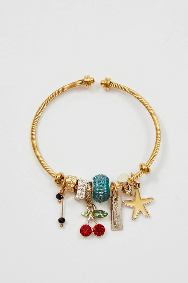 Blue Charm Bracelet