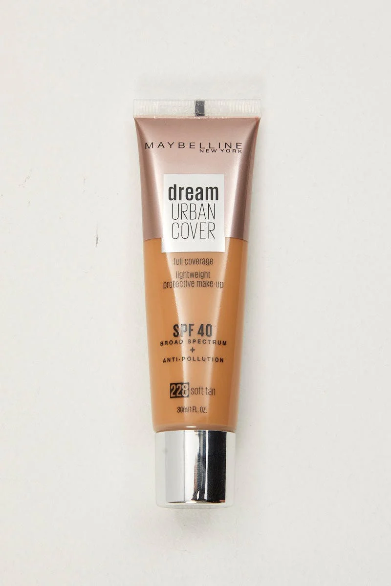 Beige Maybelline Dream Urban Foundation Tan
