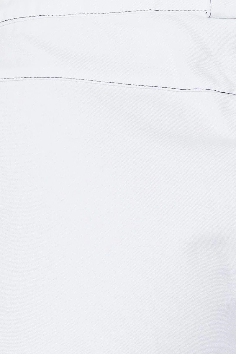 White Wide Leg Pants