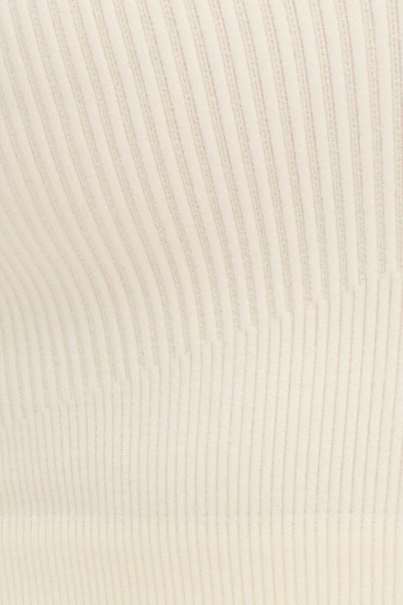 White Seamless Activewear Short Sleeve Top