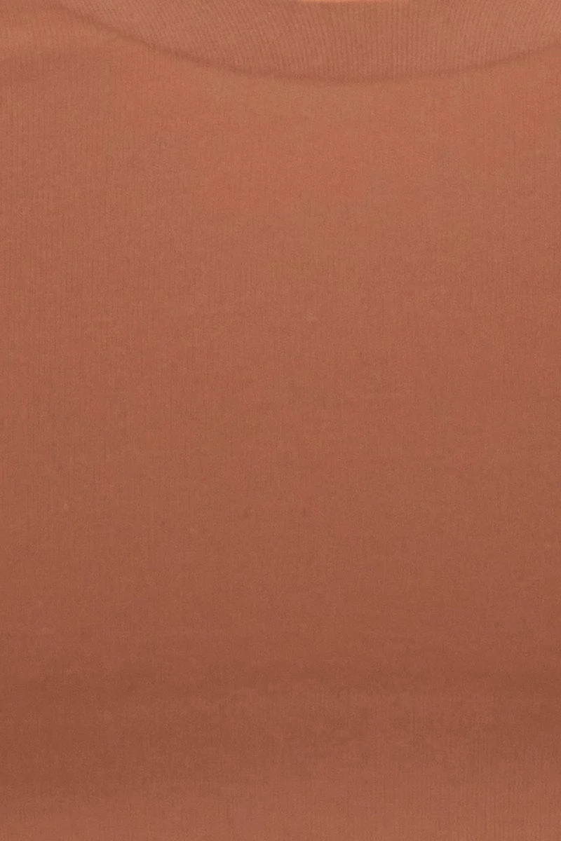 Brown No Vpl Lingerie Set