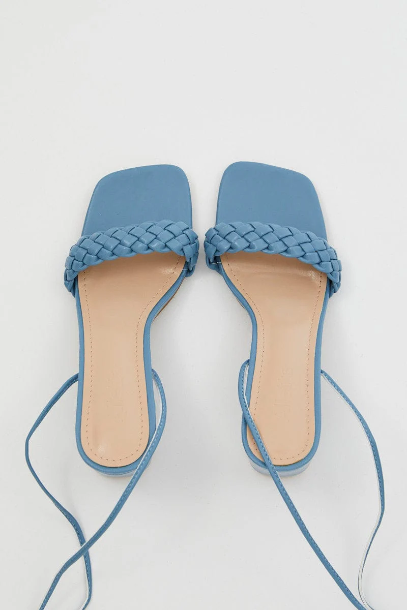 Blue Strap Heels