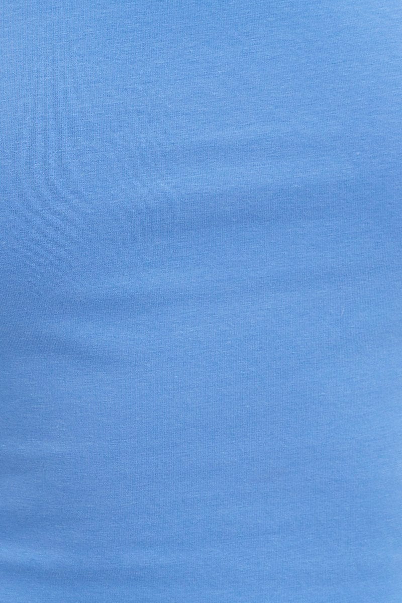 Ocean T Shirt Short Sleeve Crop Cotton