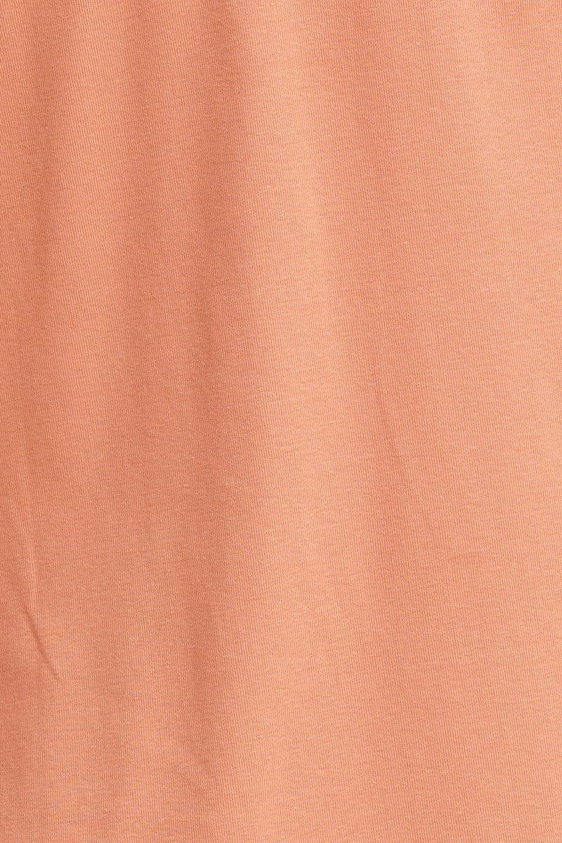 Orange Bike Short Cotton Stretch Elasticated Waist