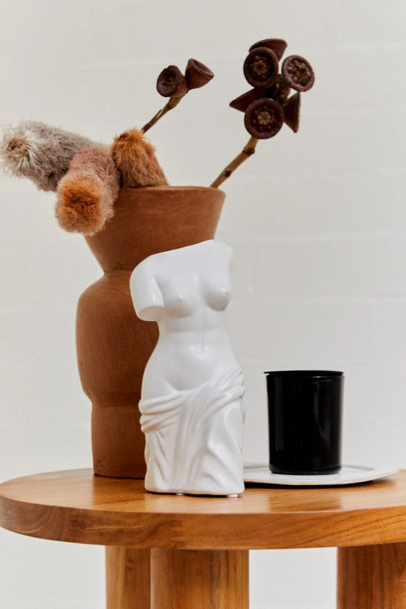 White Body Shape Vase