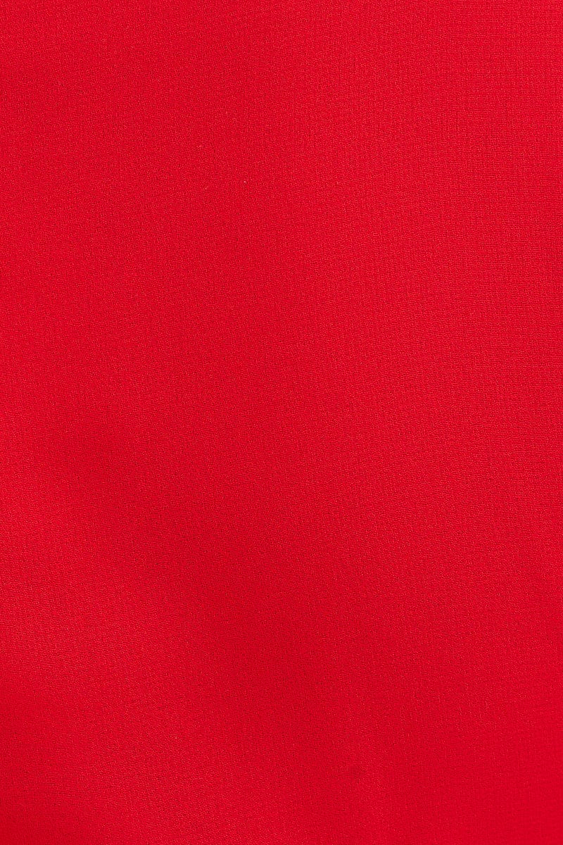 Red Long Sleeve Party Bodycon Dress