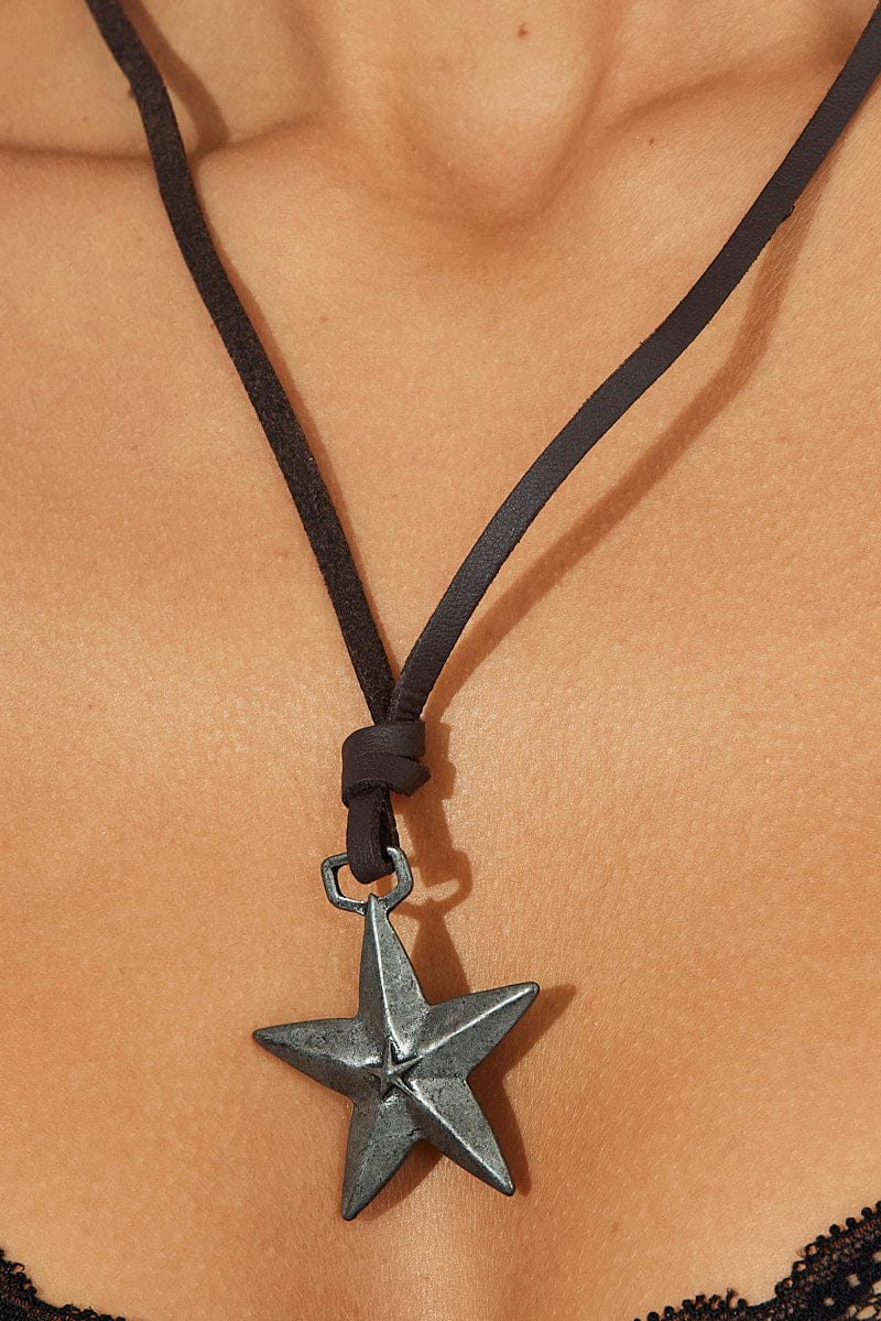 Silver Star Necklace