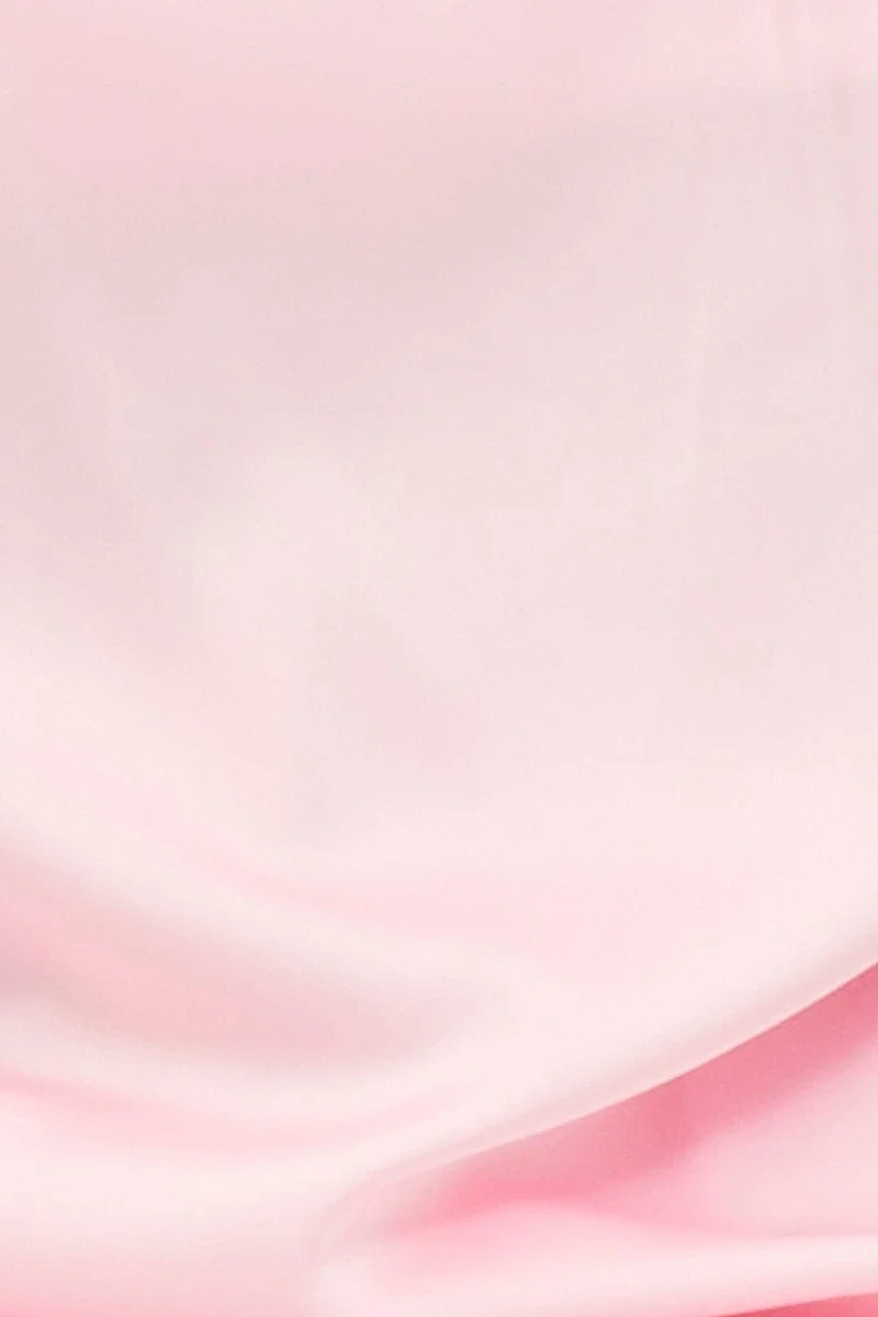 Pink Satin Cami Top & Shorts Pj Set