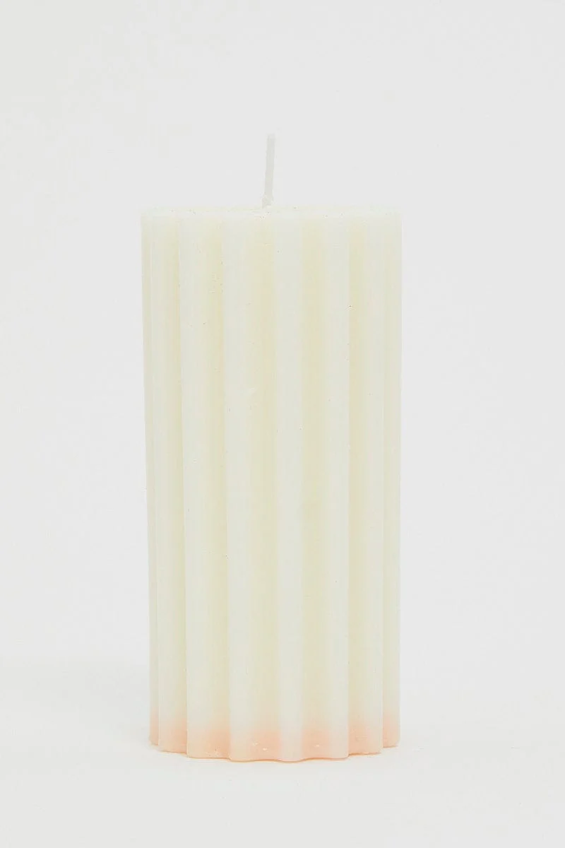 White Scented Candle