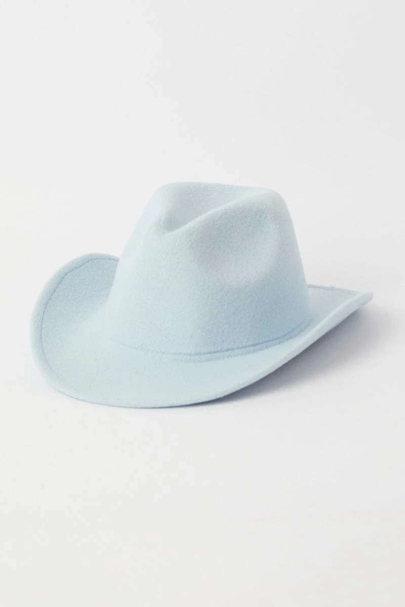 Blue Cowboy Hat