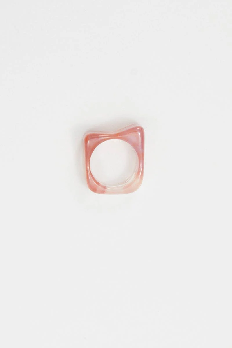 Pink Acrylic Ring