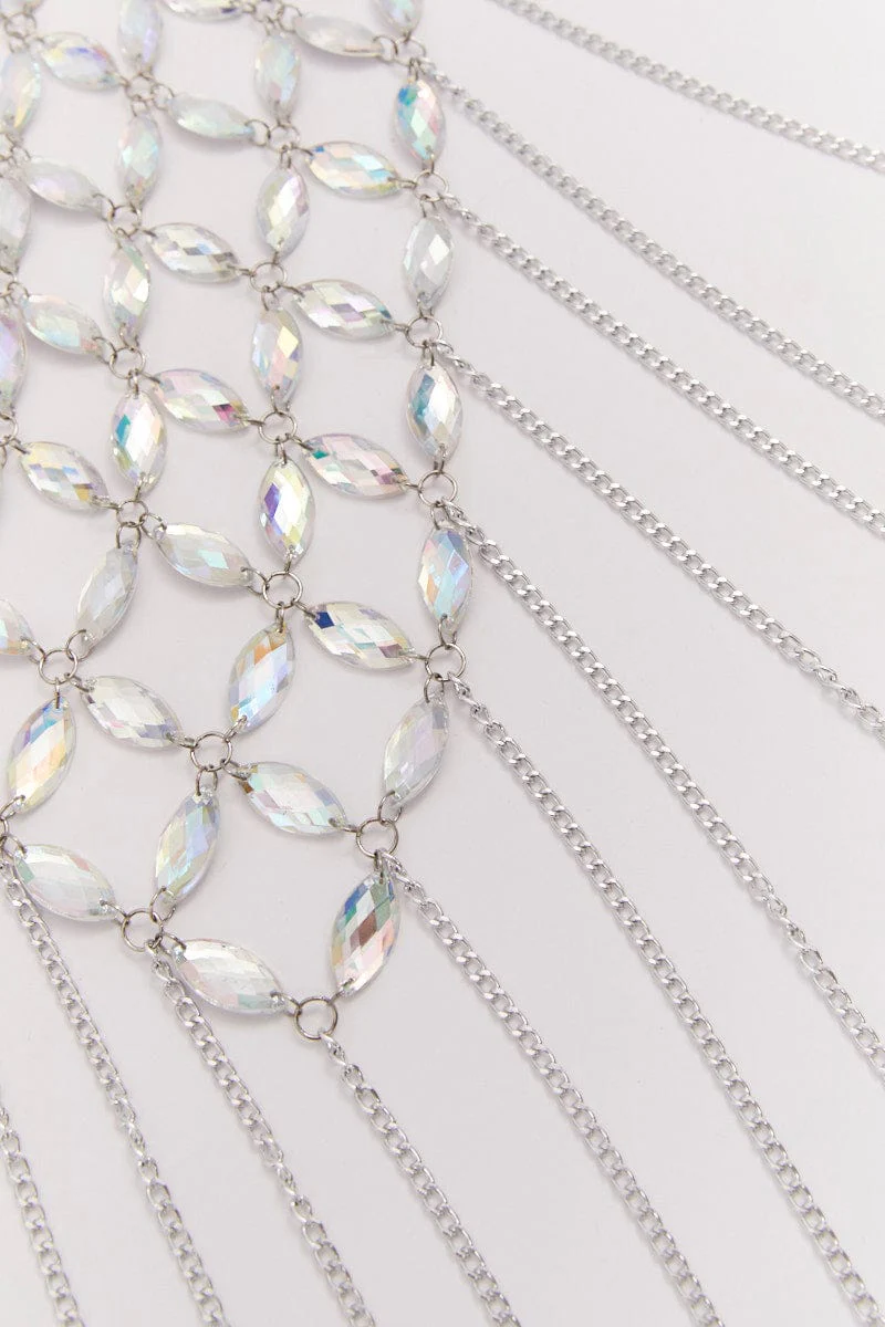 Silver Festival Body Chains