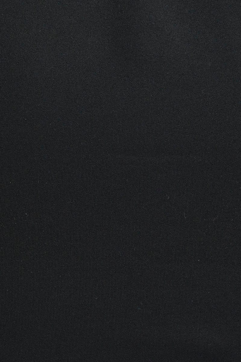 Black Tank Top Crew Neck Supersoft