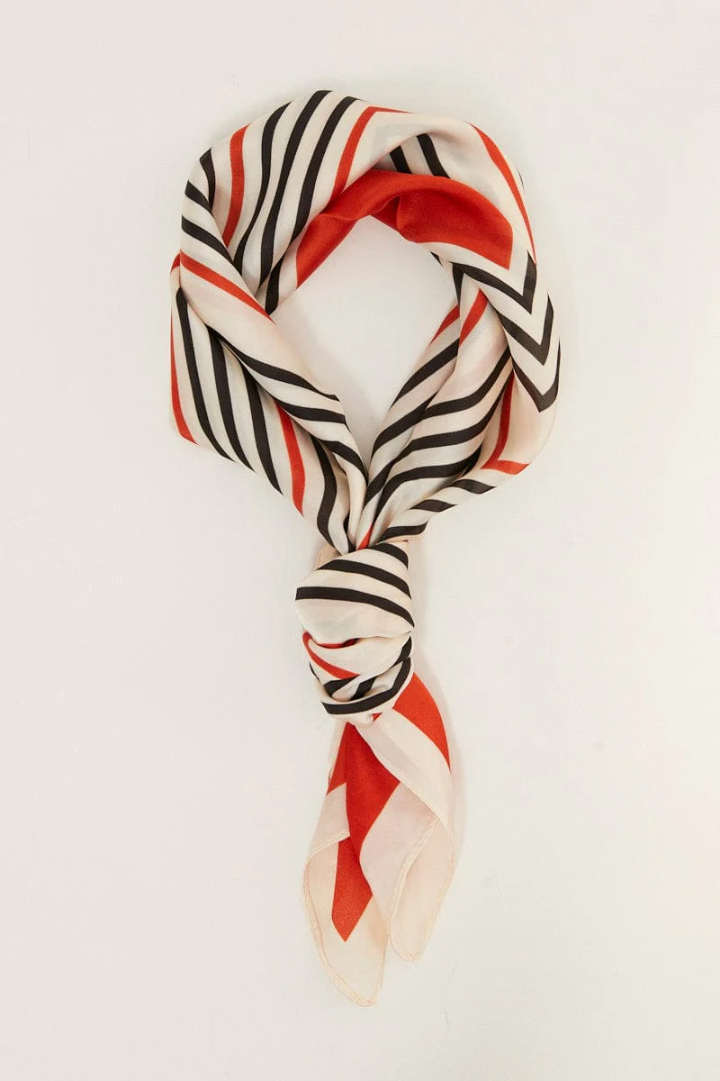 Stripe Scarf Bandana